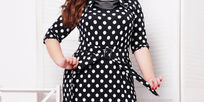 Plus size kjole